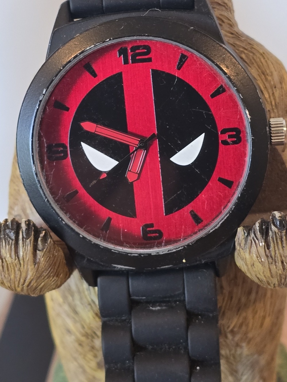 Marvel Deadpool Stainless Steel Caseback Watch